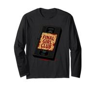 Final Girl Club VHS Tape Retro Horror 80s Slasher Movie Long Sleeve T-Shirt