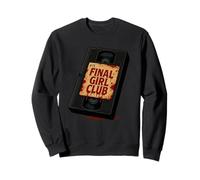 Final Girl Club VHS Tape Retro Horror 80s Slasher Movie Sweatshirt