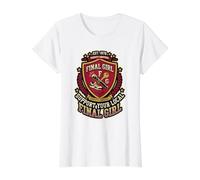 Final Girl F G Support Survivor Outdoor Horror Movie Fan Value Graphic T-Shirt, Women, White, XL