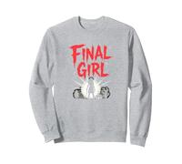 Final Girl: Survivor of Horror Movie Showdown Sweatshirt, Adult Unisex, Heather Grey, M