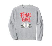 Final Girl: Survivor of Horror Movie Showdown Sweatshirt, Adult Unisex, Heather Grey, XL