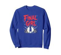 Final Girl: Survivor of Horror Movie Showdown Sweatshirt, Adult Unisex, Royal Blue, S