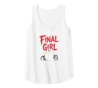 Final Girl: Survivor of Horror Movie Showdown Tank Top, Women, White, XXL