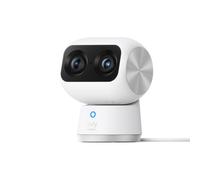 [Final Price £79.99] eufy Security Indoor Cam S350 Dual Cameras 4K UHD Indoor Security Camera with 8× Zoom, Ideal for Baby Monitor/Pet & Dog Camera/Home Security, Human/Pet AI, Dual-Band Wi-Fi 6