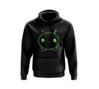 Final Space Mooncake Hoodie - Cartoon Animie TV Show Birthday Present Idea 80% Ringspun Cotton Polyester (Black Prime, Small)