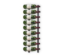 Final Touch 18 Bottle Wall Mounted Wine Rack, Black