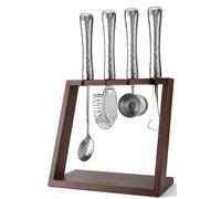 Original Products Final Touch 4 Piece Bar Tool Set With Stand - Stainless Steel