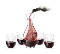 Final Touch 5 Piece Red Wine L'Grand Conundrum Decanter & Glass Set (WDA659)