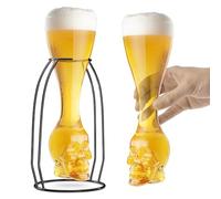 Final Touch Brain Freeze Skull Glass with Skeletal Frame