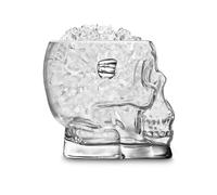 Original Products Final Touch Brainfreeze Crystal Glass Skull Ice Bucket 1.6 Litre Clear