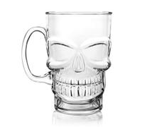 Final Touch Brainfreeze Glass Skull Mug 700Ml Clear