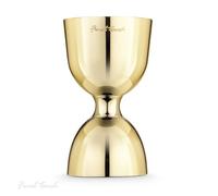 Final Touch Brass Plated Double Jigger - Stainless Steel (FTA7034-18)