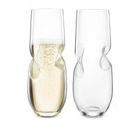 Bubbles Stemless Champagne/Sparkling Wine Glasses - Set of 2-8 oz (236 ml)