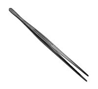 Final Touch Cocktail Garnish Tweezers/Tongs - Black Chrome (FTA7350-19)