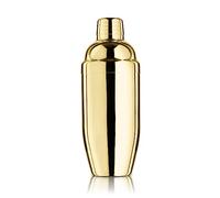 Final Touch Double Wall Brass Plated Stainless Steel Cocktail Shaker (FTA1850-18)