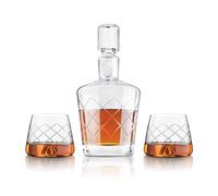Final Touch Durashield Whisky Decanter Set, Clear