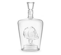 Final Touch Phantom Skull Glass Decanter 1 Litre Clear Final Touch Clear