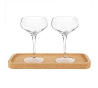 Final Touch Set of 2 Espresso Martini Flight Glasses