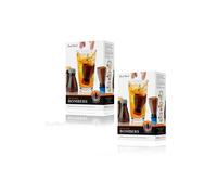 Final Touch Set of 8 Drink Bomb Shot Glass 30ml - Brown in Amber Final Touch Amber