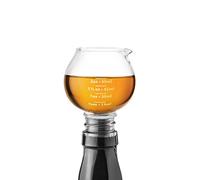 Final Touch Snifter Jigger Stopper 3 in 1 Misuratore Jigger, Tappo Bottiglia & Vetro da Shot FTA7041