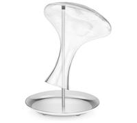Final Touch Stainless Steel Decanter Drying Stand Silver/clear