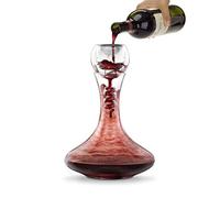 Final Touch Twister Glass Aerator & Decanter Set, Clear