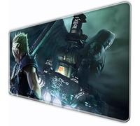 Final VII Game Fantasy XIV Rebirth XXLMouse Pad, 90 x 40 cm Large MousePad | Anti Slip Desktop Pad | Precise Control GamingMousePad | PC Computer Keyboard Desktop Pad (C, 80 × 30 cm)