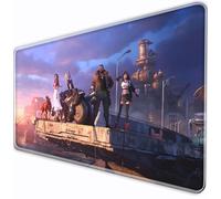 Final VII Game Fantasy XIV Rebirth XXLMousePad, 90 x 40 cm Large MousePad | Anti Slip Desktop Pad | Precise Control GamingMousePad | PC Computer Keyboard Desktop Pad (A,90×40CM)
