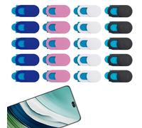 FinalCool Pack of 20 Webcam Covers, Slider Camera Cover, Ultra Thin Web Camera Cover, Mobile Phone, Protects Your Privacy, for Computer, Laptop, MacBook Pro, Smartphone, PC, iPad Air, Mobile Phone