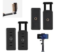 FinalCool Universal Mount Tripod Adapter Mobile Phone for Phone, Tripod Mobile Phone Holder 1/4 Inch Screw Hole