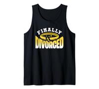 Finally Divorced Sarcastic Separate Ex Divorce Tank Top