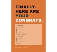 Finally, here are your congrats.: A Thoughtful Encouragement Gift for Divorce, Quitting, Surviving, or Any Hard Thing