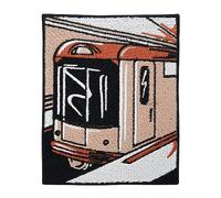 Finally Home Iron-On Patch Japanese Subway | Tokyo Japan Patches, Railway Iron-On Red Patch