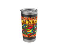 Finally Reached 6th Birthday Master Builder 6 Years Old Stainless Steel Insulated Tumbler