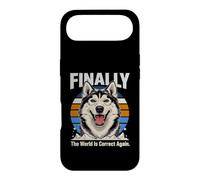 Finally The World Is Correct Again Husky Dog Case for iPhone Air