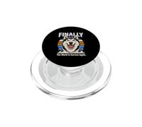 Finally The World Is Correct Again Husky Dog PopSockets PopGrip for MagSafe