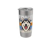 Finally The World is Correct Again Husky Dog Stainless Steel Insulated Tumbler