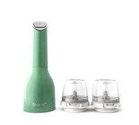 FinaMill Award Winning Battery Operated Pepper Mill & Spice Grinder in One, Adjustable Coarseness, Ceramic Grinding Elements, One Touch Operation with LED Light, Includes 2 Quick-Change PROPlus Pods