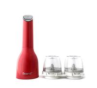 FinaMill Award Winning Battery Operated Pepper Mill & Spice Grinder in One, Adjustable Coarseness, Ceramic Grinding Elements, One Touch Operation with LED Light, Includes 2 Quick-Change PROPlus Pods