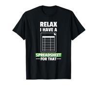 Finance Accounting Relax Spreadsheet Calculating Controlling T-Shirt