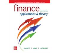 Finance: Applications and Theory ISE