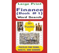 Finance Book #1 Word Search Book: Easy to Read Word Search Puzzle Book about Finance, including Terms, Phrases, and Methods | LARGE PRINT, 6x9 inches, ... 50+ Puzzles... Gift for Finance Enthusiasts