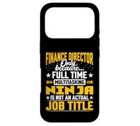 Finance Director Job Title - Funny Finance Executive Manager Case for iPhone 17 Pro