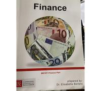 FINANCE FOR LSE MG101 Finance Part Paperback 1 Jan. 2012