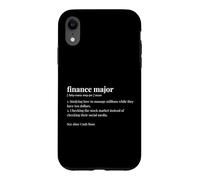 Finance Major Dictionary Definition Economics Student Case for iPhone XR
