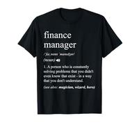 Finance Manager Funny Dictionary Definition T-Shirt