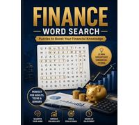 Finance Word Search: 100 Large-Print Puzzles Featuring Money, Investing & Personal Finance Terms for Adults & Seniors