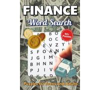 Finance Word Search Puzzle Book: Word searches with easy to read print about Finance, Money and more | 6 x 9 inches, 110 pages | 50+ puzzles… Gift for vacations, Holidays and Free Times