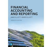 FINANCIAL ACCOUNTING & REPORTING by Jamie Elliott Paperback Self Help Business