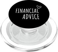 Financial Advice Lover Men Women Money Wealth Budget Invest PopSockets PopGrip for MagSafe